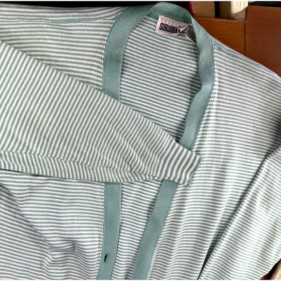 Vintage‎ Country Suburbans Cardigan Sweater Women Large Chore Pocket Boho *Read - Picture 1 of 11